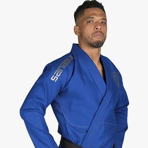 Brazilian Jiu Jitsu for men size A1 in blue, by Sanabul. Brand New. NWTs